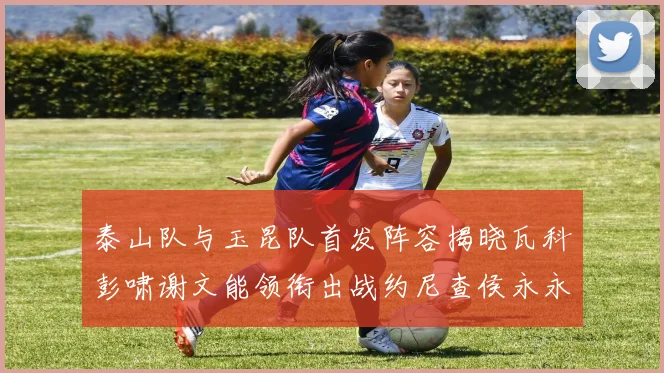 泰山队与玉昆队首发阵容揭晓瓦科彭啸谢文能领衔出战约尼查侯永永参赛